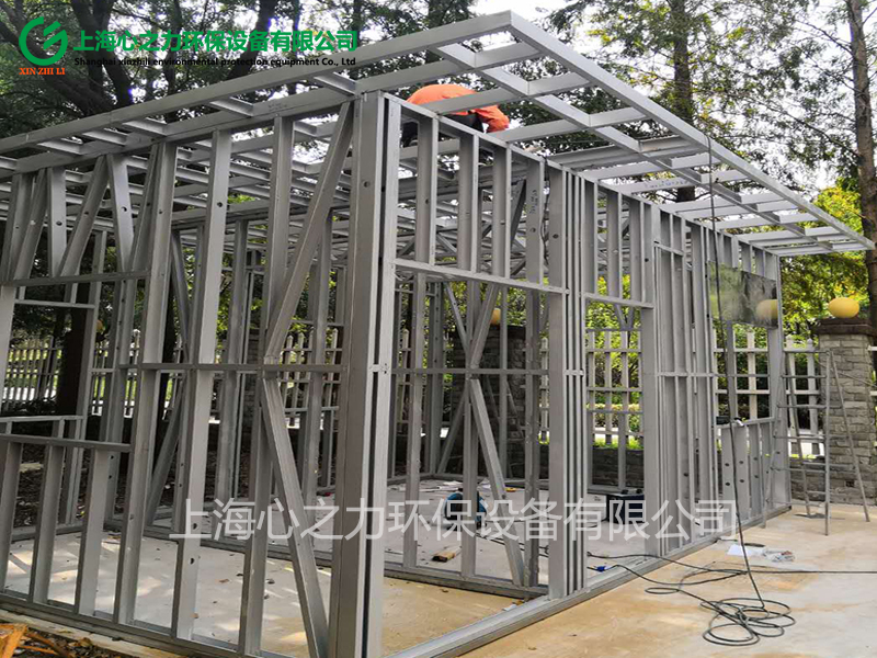垃圾房現(xiàn)場安裝場景圖實拍